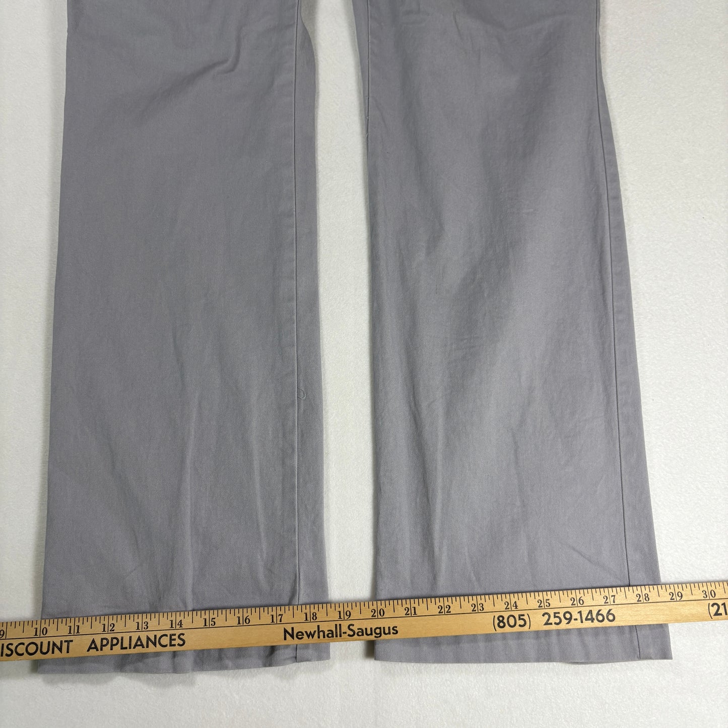 Gloria Vanderbilt Womens Pants 14 Gray Classic Fit Stretch Chino Casual
