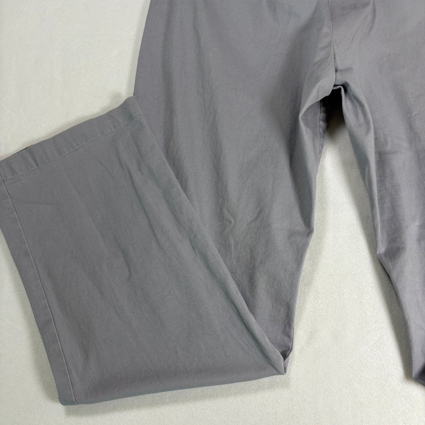 Gloria Vanderbilt Womens Pants 14 Gray Classic Fit Stretch Chino Casual
