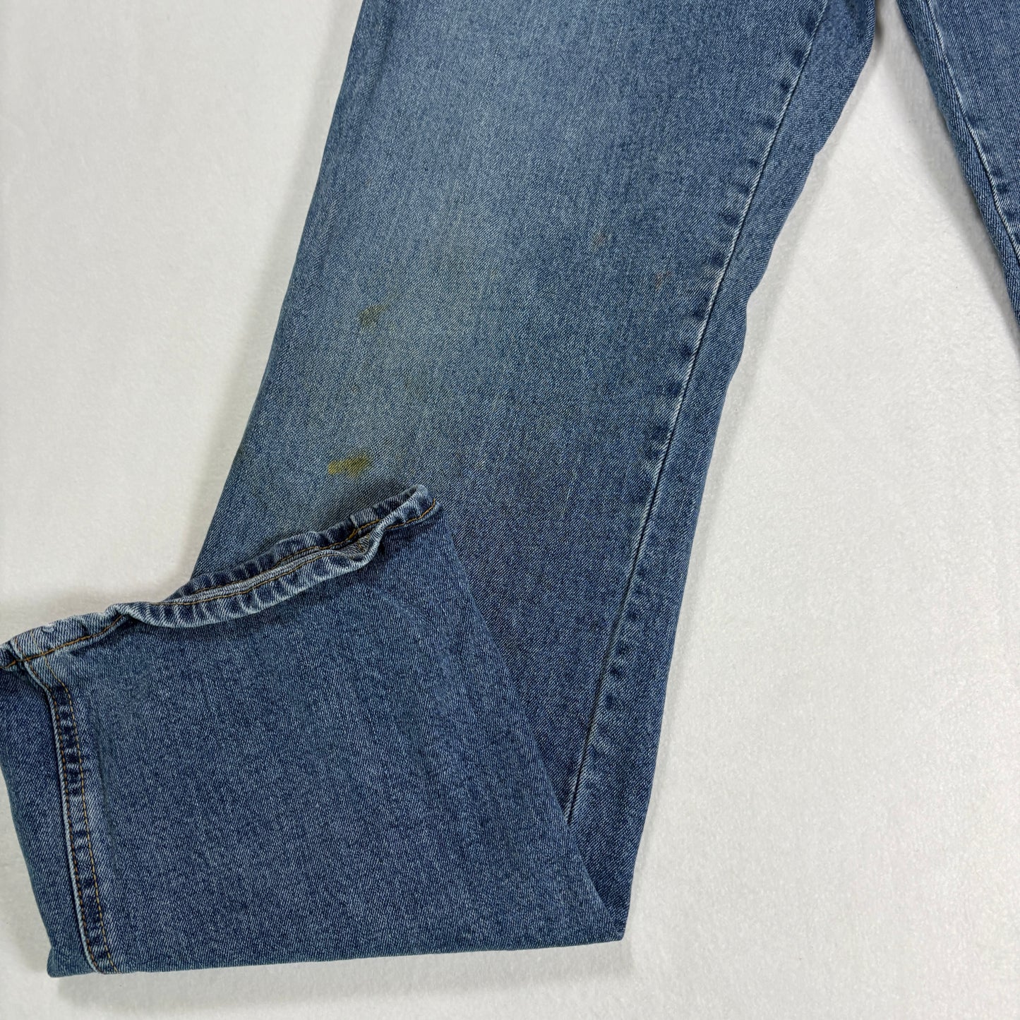 Calvin Klein Womens Jeans Sz 10 Blue Y2K 90s High Rise Straight Denim Vintage