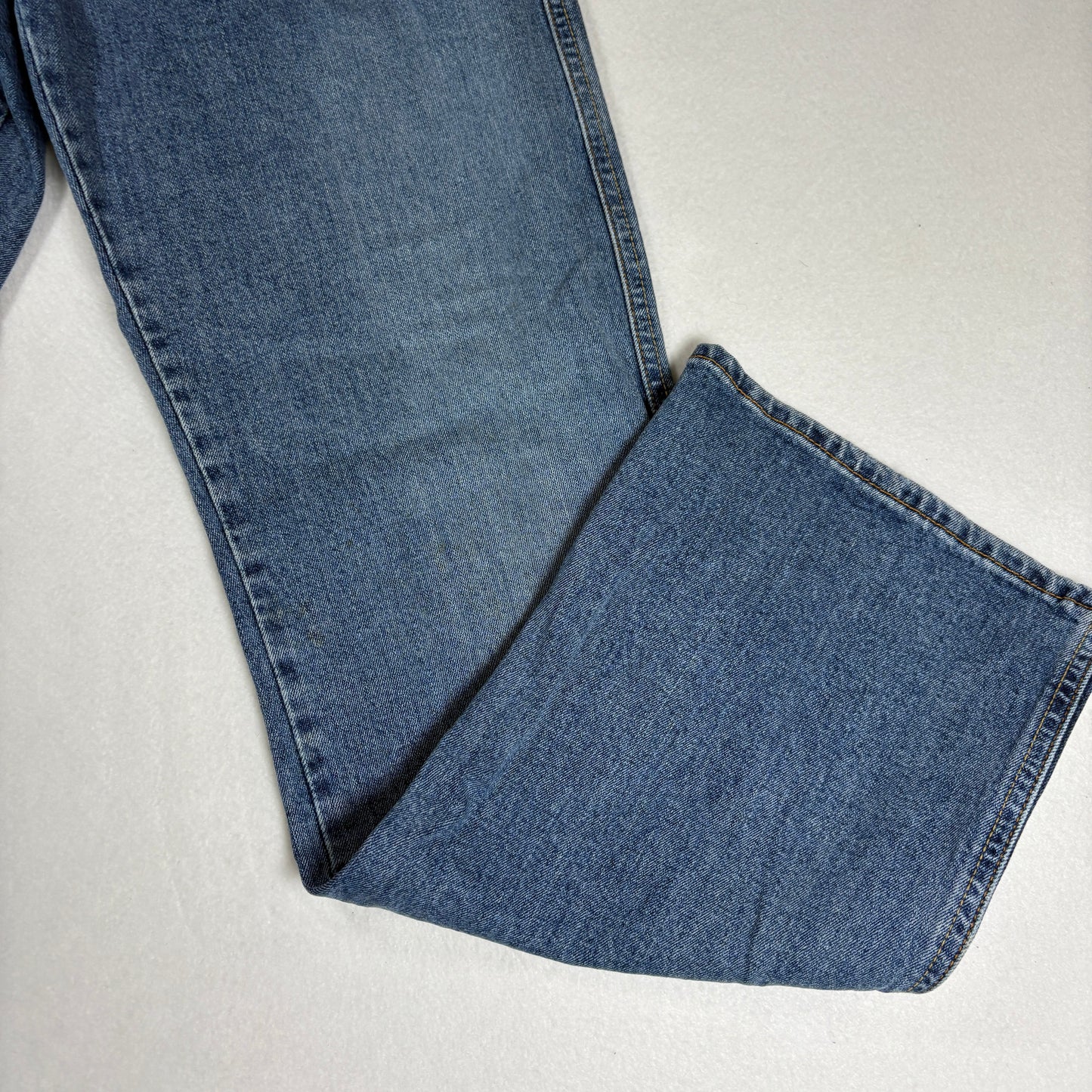 Calvin Klein Womens Jeans Sz 10 Blue Y2K 90s High Rise Straight Denim Vintage