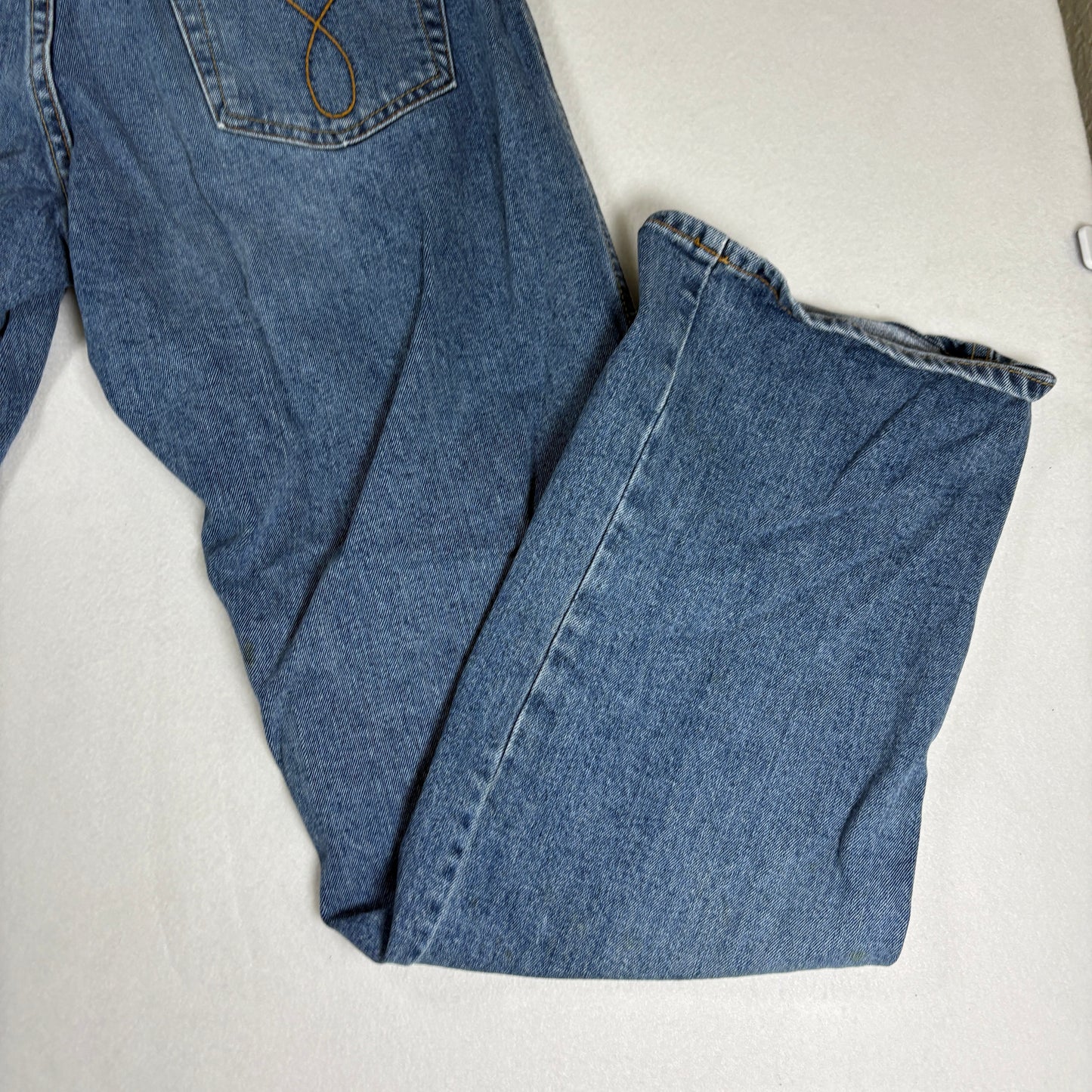 Calvin Klein Womens Jeans 10 Straight Leg High Rise Blue Denim Vintage Y2K