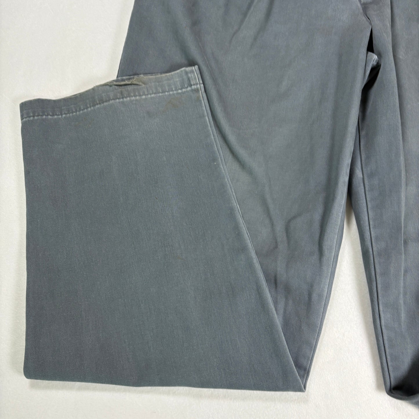 Dockers Mens Khakis Pants 36x34 Gray Classic Fit 100% Cotton Chino