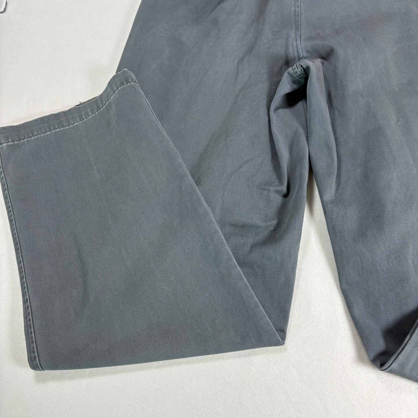 Dockers Mens Khakis Pants 36x34 Gray Classic Fit 100% Cotton Chino