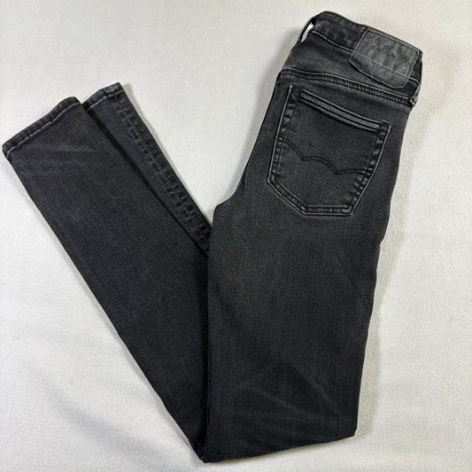 American Eagle Mens Jeans 28x28 Black Next Level Flex Slim Fit Denim Y2K Grunge