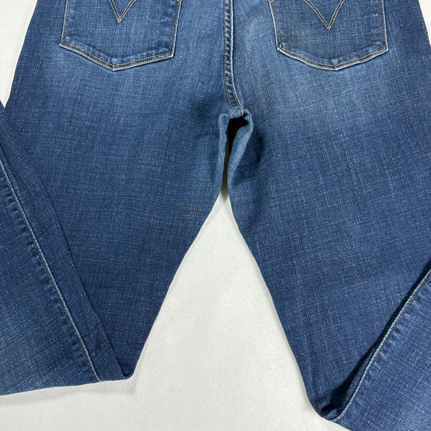 Levis Womens Jeans Sz 12 Blue Mid Rise Skinny Stretch Denim Y2K 90s Vintage Look