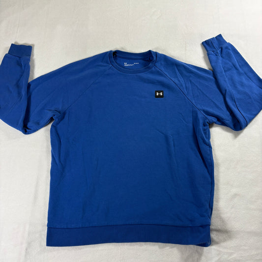 Under Armour Crewneck Sweatshirt Mens Large Blue Loose Fit Athletic Casual