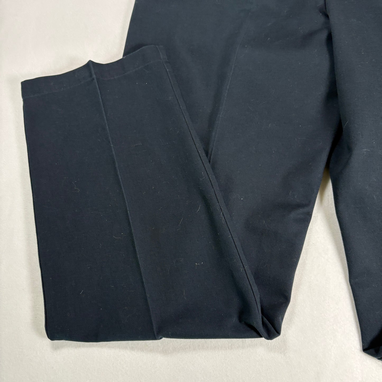 Dockers Mens Pants W36 L34 Black Pleated Twill Classic Fit Made USA Vintage