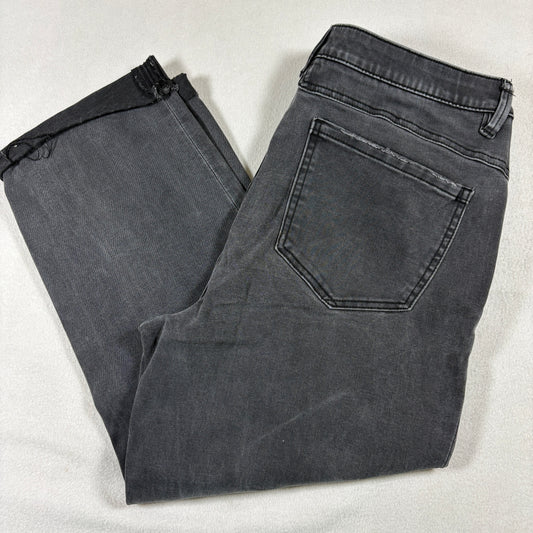 Democracy Womens Size 14 Black Jeans Ab Technology Stretch Denim Curvy Fit