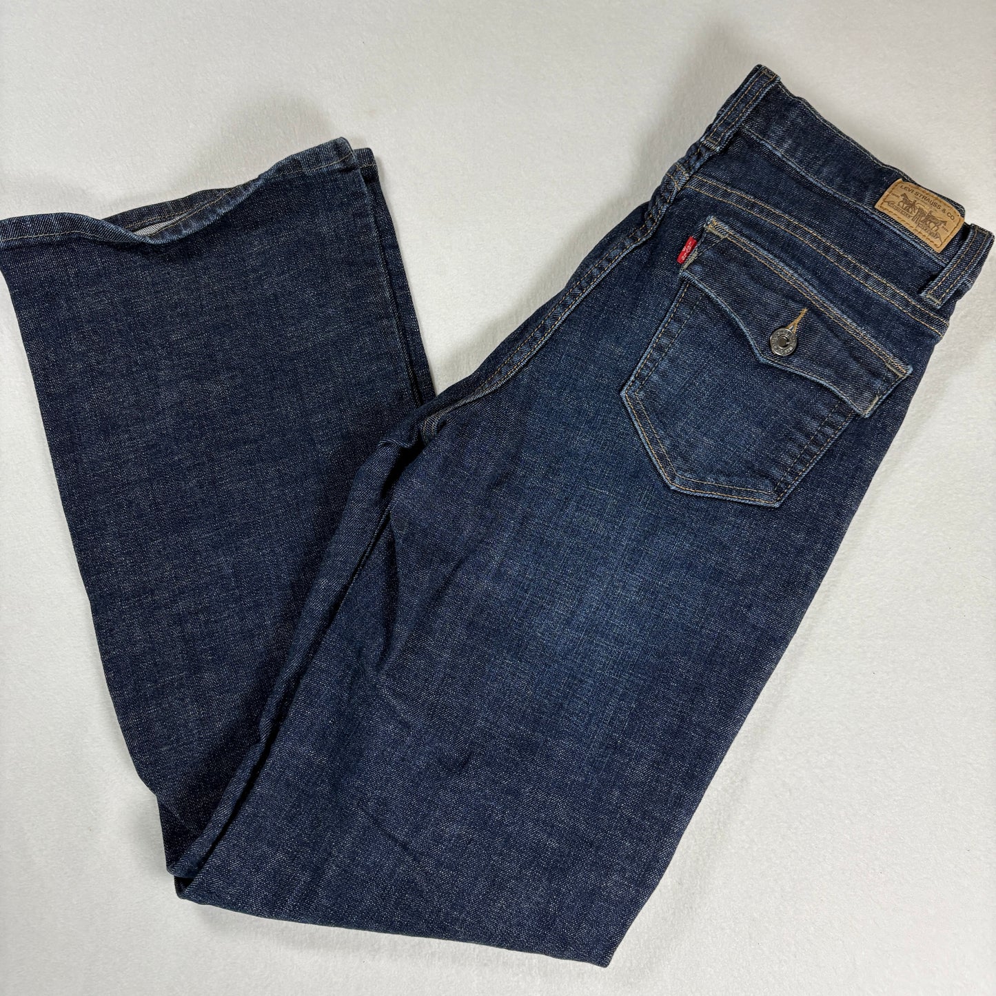 Levis Womens Jeans Size 10 Medium Dark Wash Denim Straight Y2K Vintage 90s