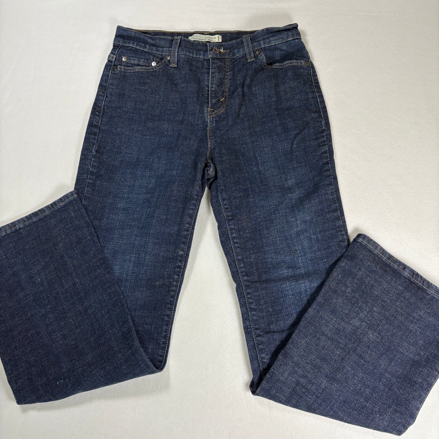 Levis Womens Jeans Size 10 Medium Dark Wash Denim Straight Y2K Vintage 90s