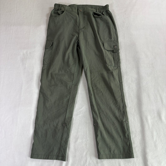 Cargo Hiking Pants Outdoor Utility Green Lightweight Small Fits Like 28X26 Trail