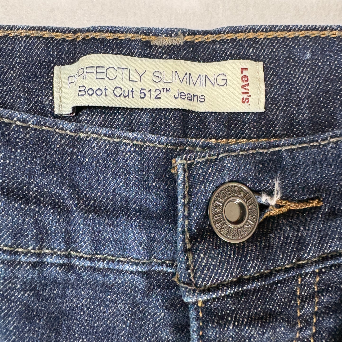 Levis Womens Jeans Size 10 Medium Dark Wash Denim Straight Y2K Vintage 90s