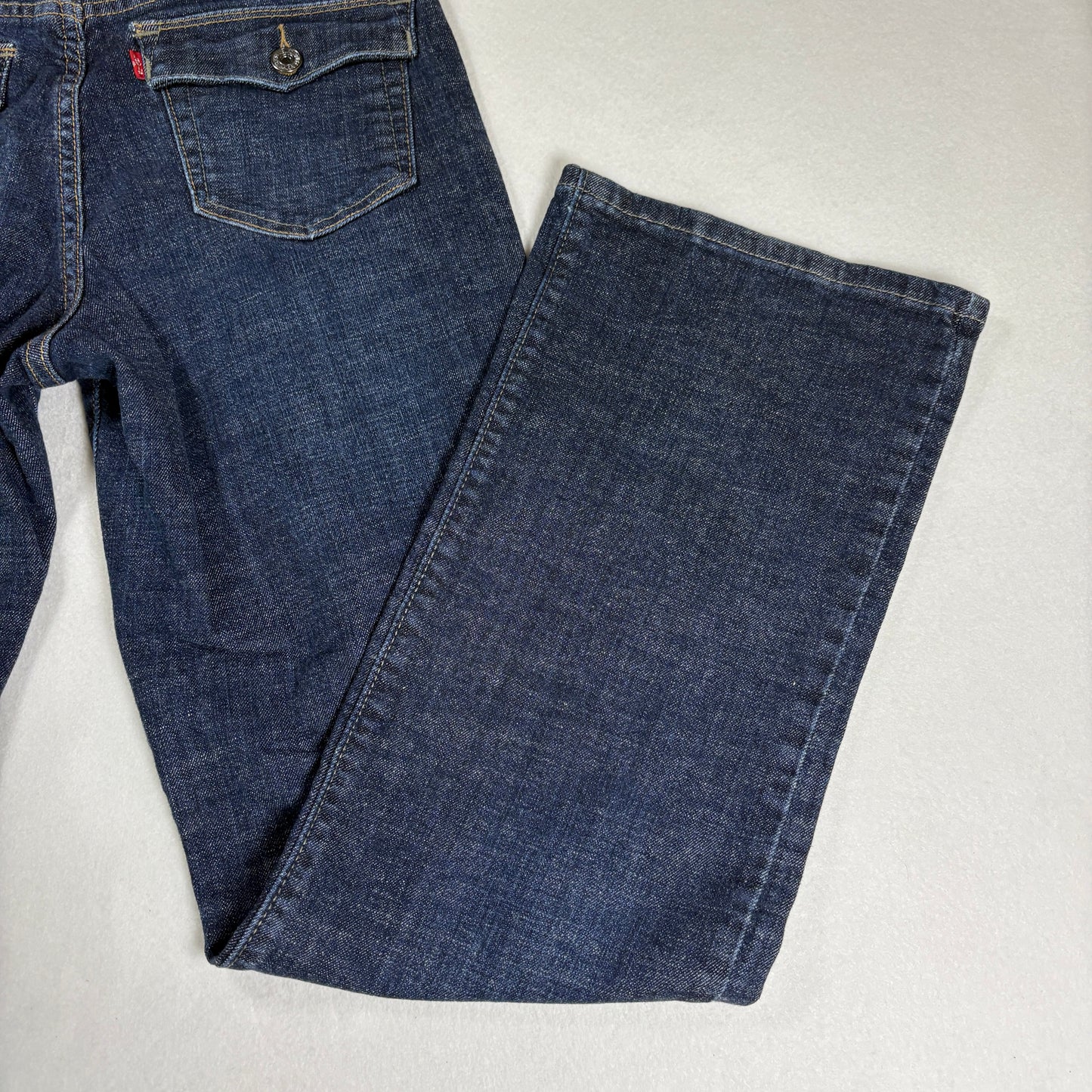 Levis Womens Jeans Size 10 Medium Dark Wash Denim Straight Y2K Vintage 90s