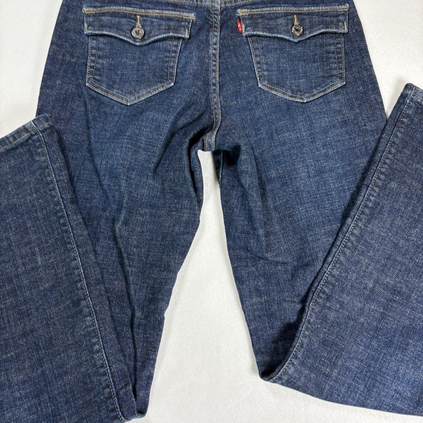 Levis Womens Jeans Size 10 Medium Dark Wash Denim Straight Y2K Vintage 90s