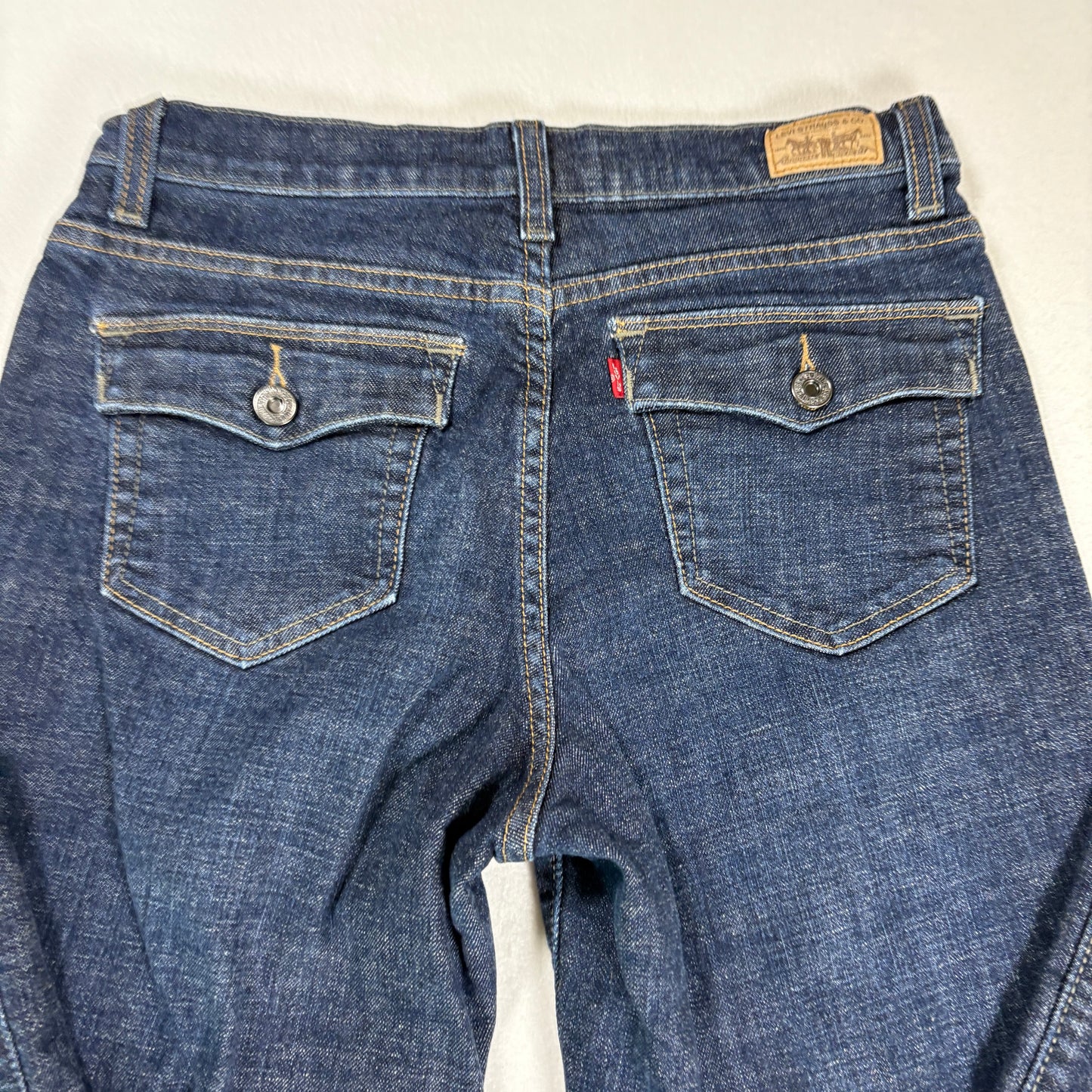 Levis Womens Jeans Size 10 Medium Dark Wash Denim Straight Y2K Vintage 90s