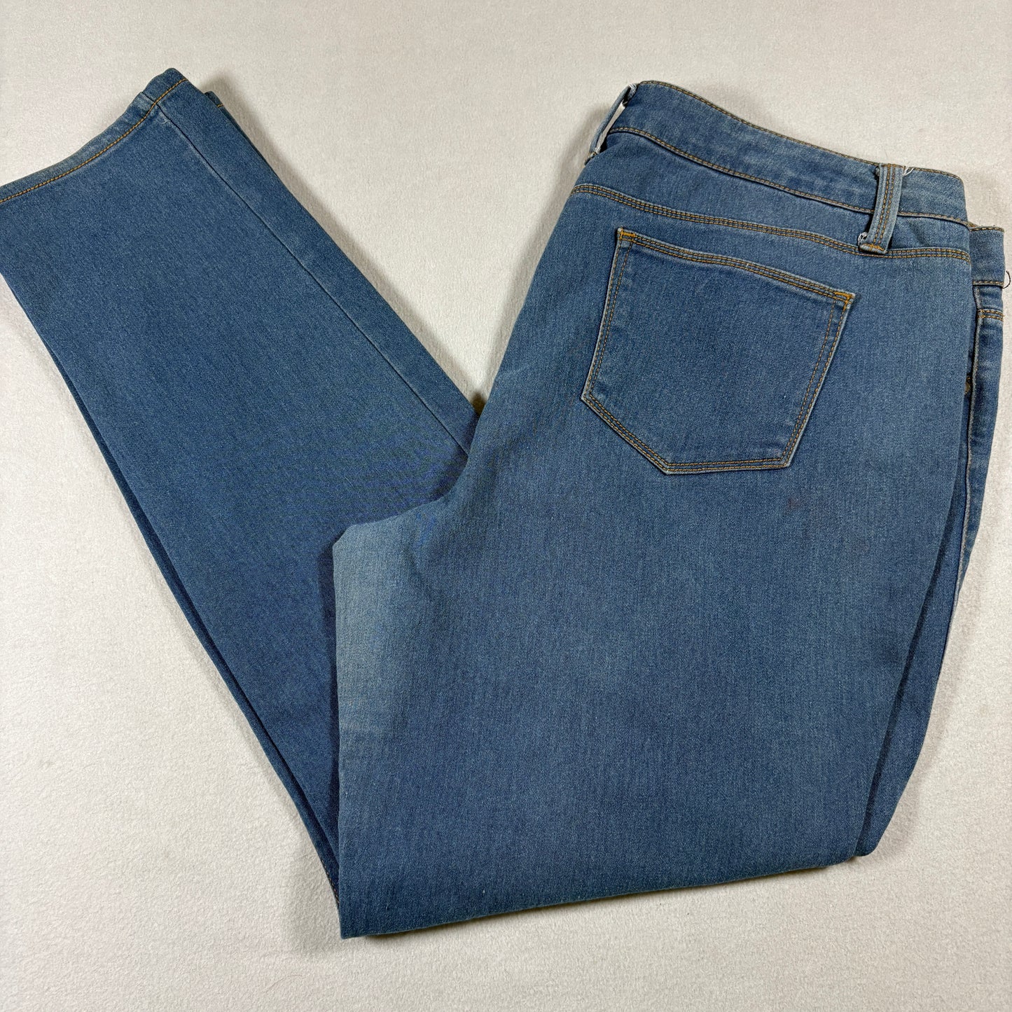 No Boundaries Womens Jeans Size 17 Blue Denim Stretch High Rise Y2K Curvy Fit