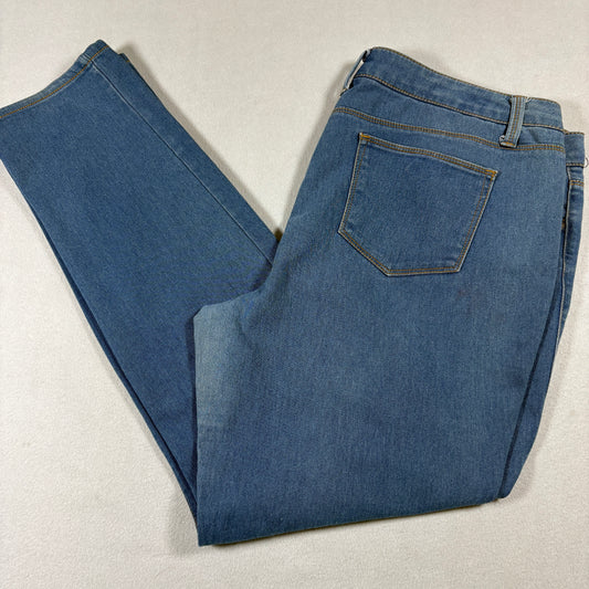No Boundaries Womens Jeans Size 17 Blue Denim Stretch High Rise Y2K Curvy Fit