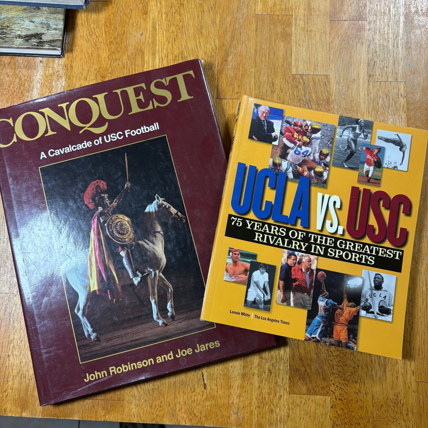 Conquest A Cavalcade Of USC Football John Robinson Joe Jares Large History Book