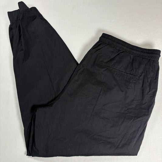 Ecko Unltd Mens Pants Sz 38 Black Nylon Joggers Streetwear Y2K 90s Hip Hop VTG