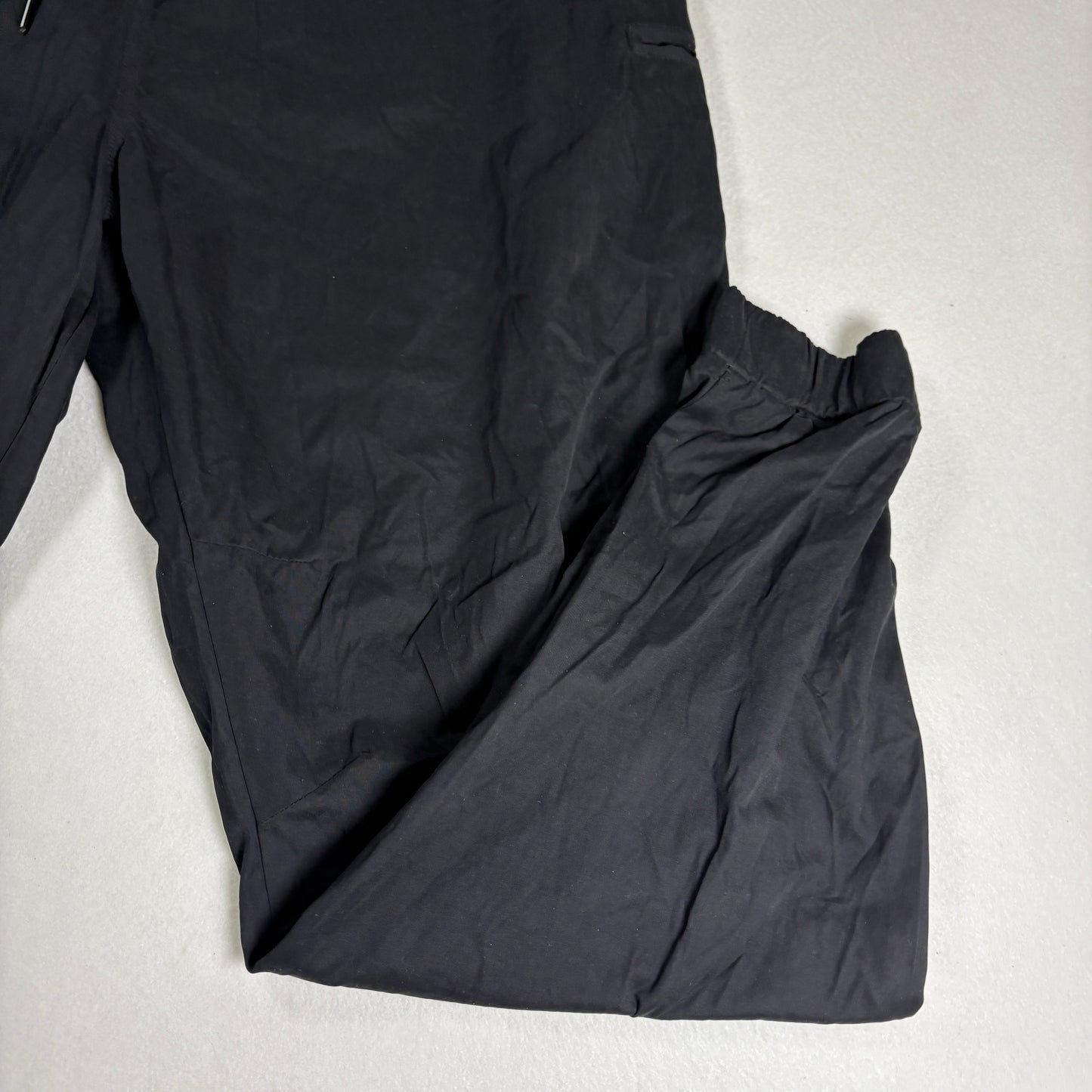 Ecko Unltd Mens Pants Sz 38 Black Nylon Joggers Streetwear Y2K 90s Hip Hop VTG