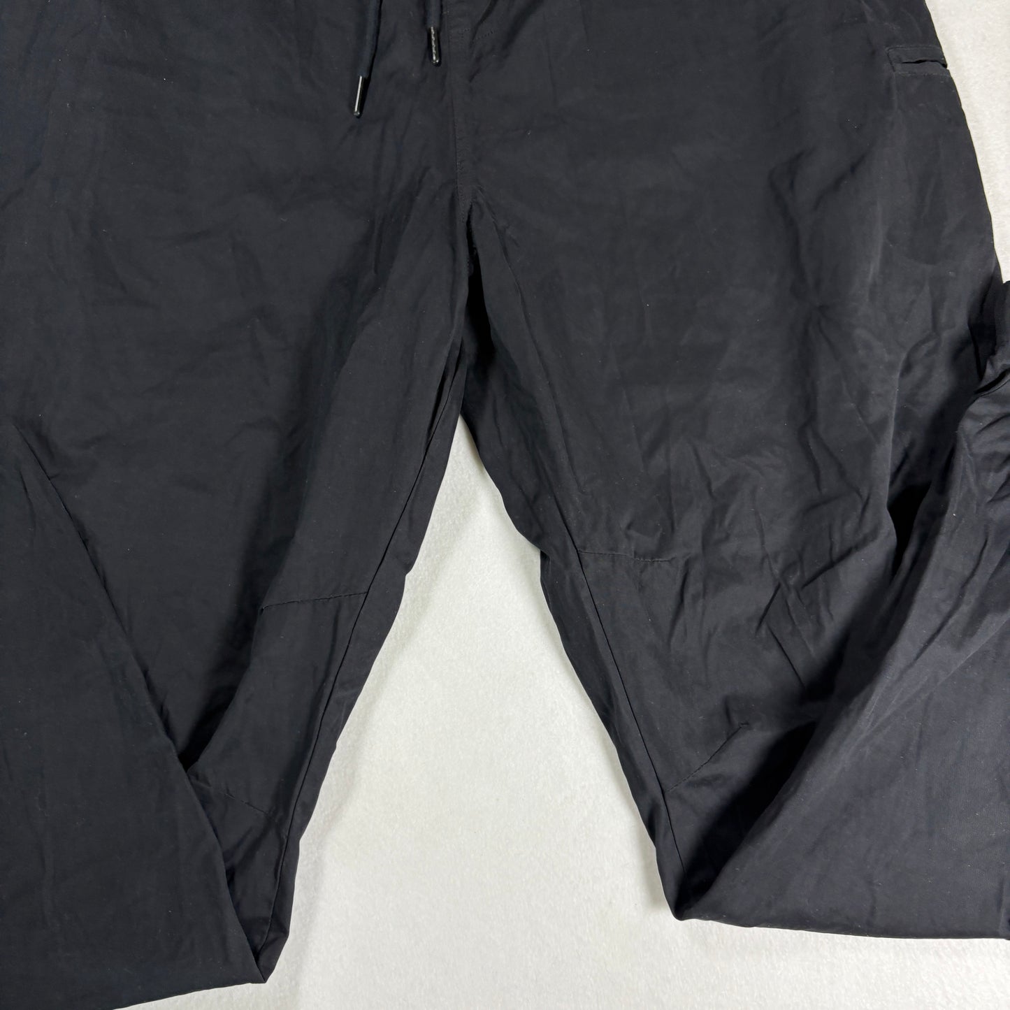 Ecko Unltd Mens Pants Sz 38 Black Nylon Joggers Streetwear Y2K 90s Hip Hop VTG