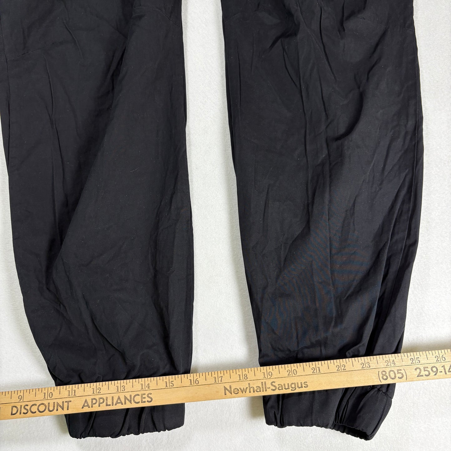 Ecko Unltd Mens Pants Sz 38 Black Nylon Joggers Streetwear Y2K 90s Hip Hop VTG