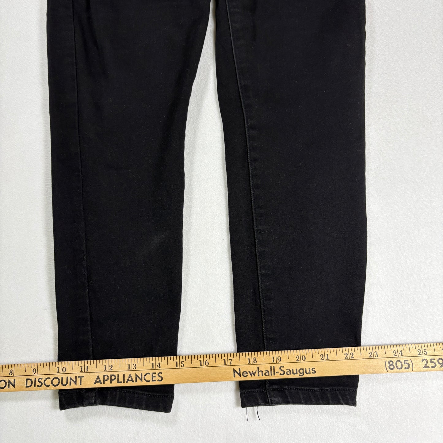 Blue Savin Womens Jeans Sz 13/31 Black High Rise Skinny Stretch Denim Y2K Vintage