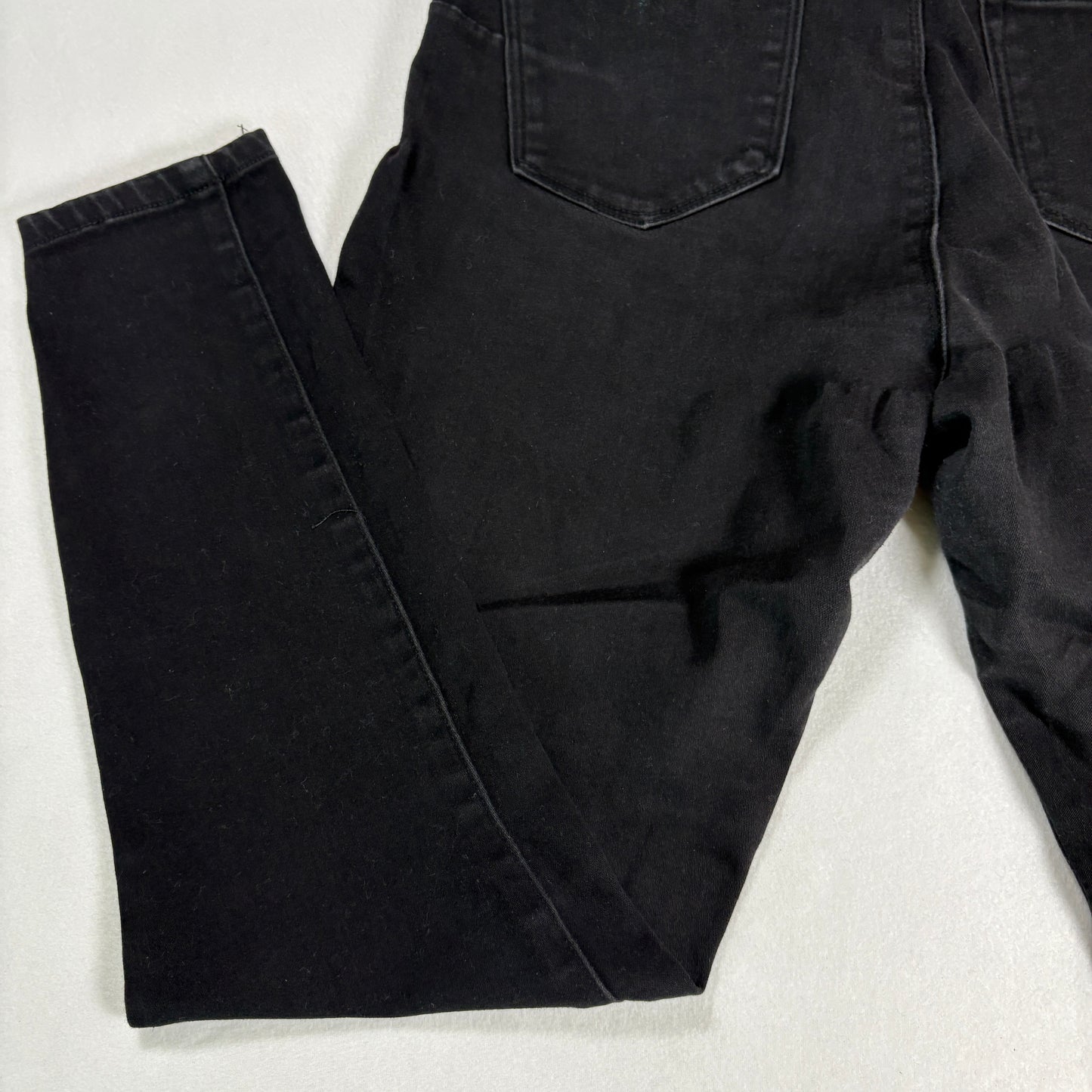 Blue Savin Womens Jeans Sz 13/31 Black High Rise Skinny Stretch Denim Y2K Vintage