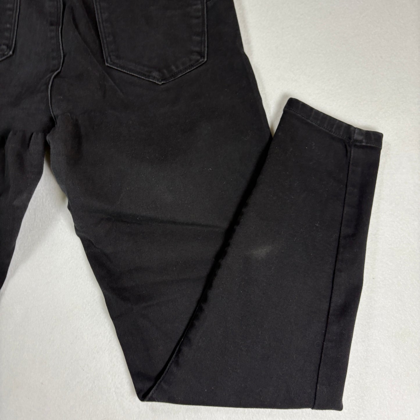 Blue Savin Womens Jeans Sz 13/31 Black High Rise Skinny Stretch Denim Y2K Vintage