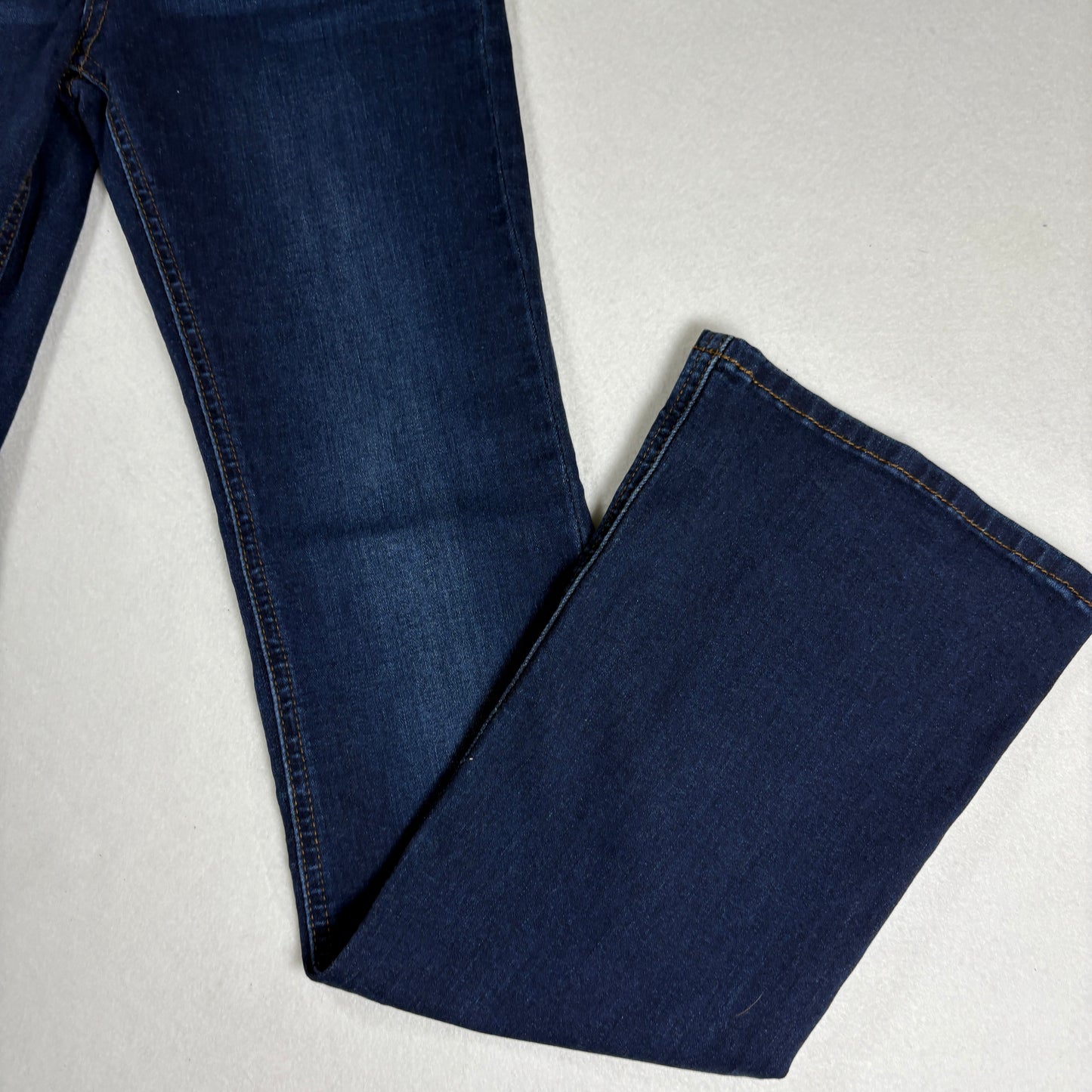 Enjean Womens Jeans Sz 0/24 Dark Wash High Rise Skinny Stretch Denim Y2K Slim