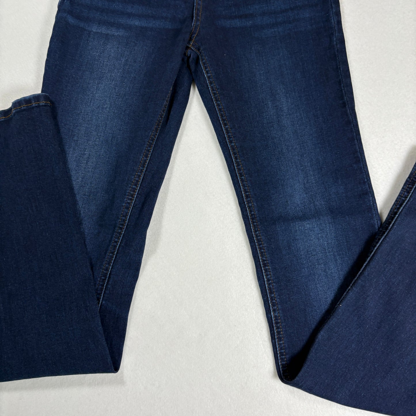 Enjean Womens Jeans Sz 0/24 Dark Wash High Rise Skinny Stretch Denim Y2K Slim