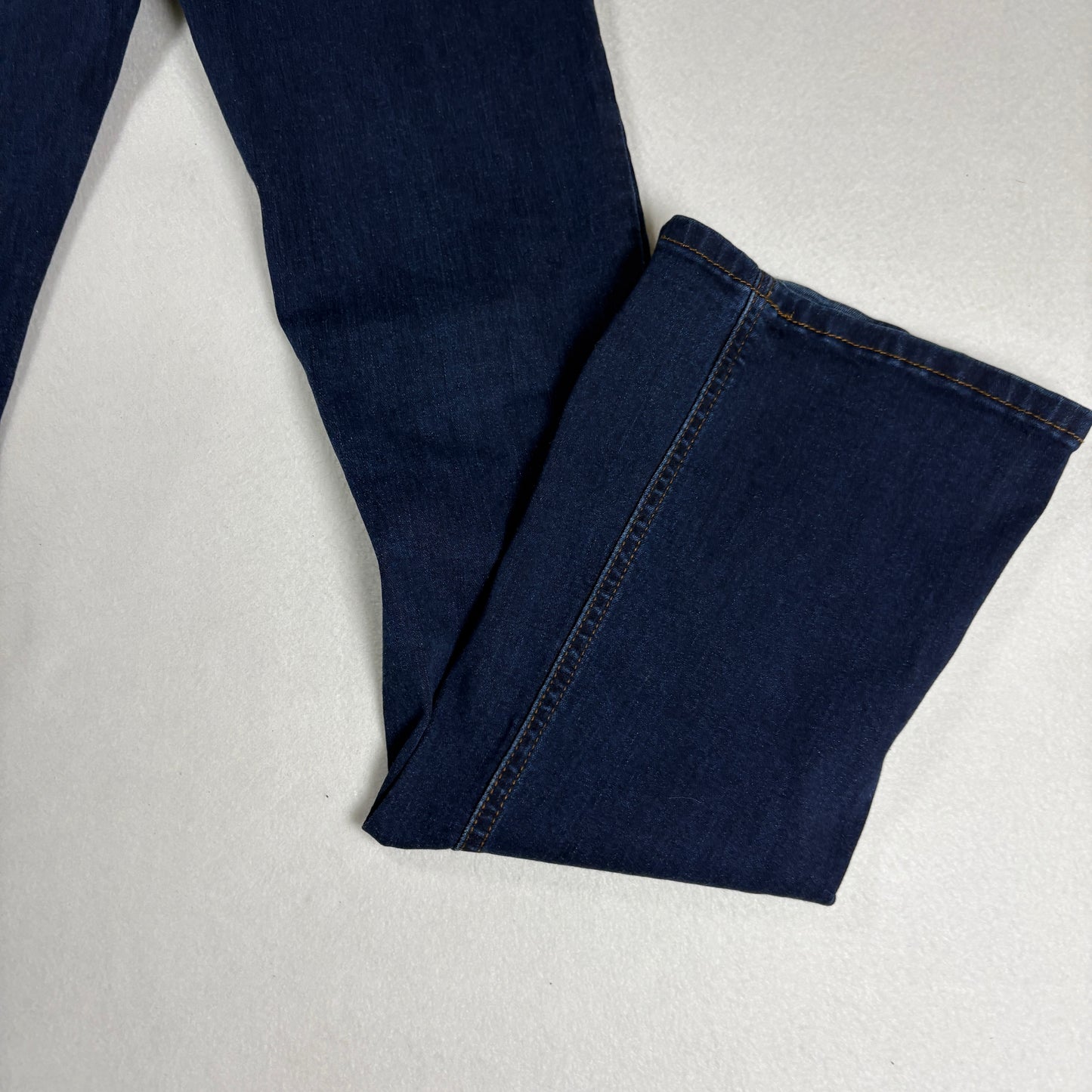 Enjean Womens Jeans Sz 0/24 Dark Wash High Rise Skinny Stretch Denim Y2K Slim