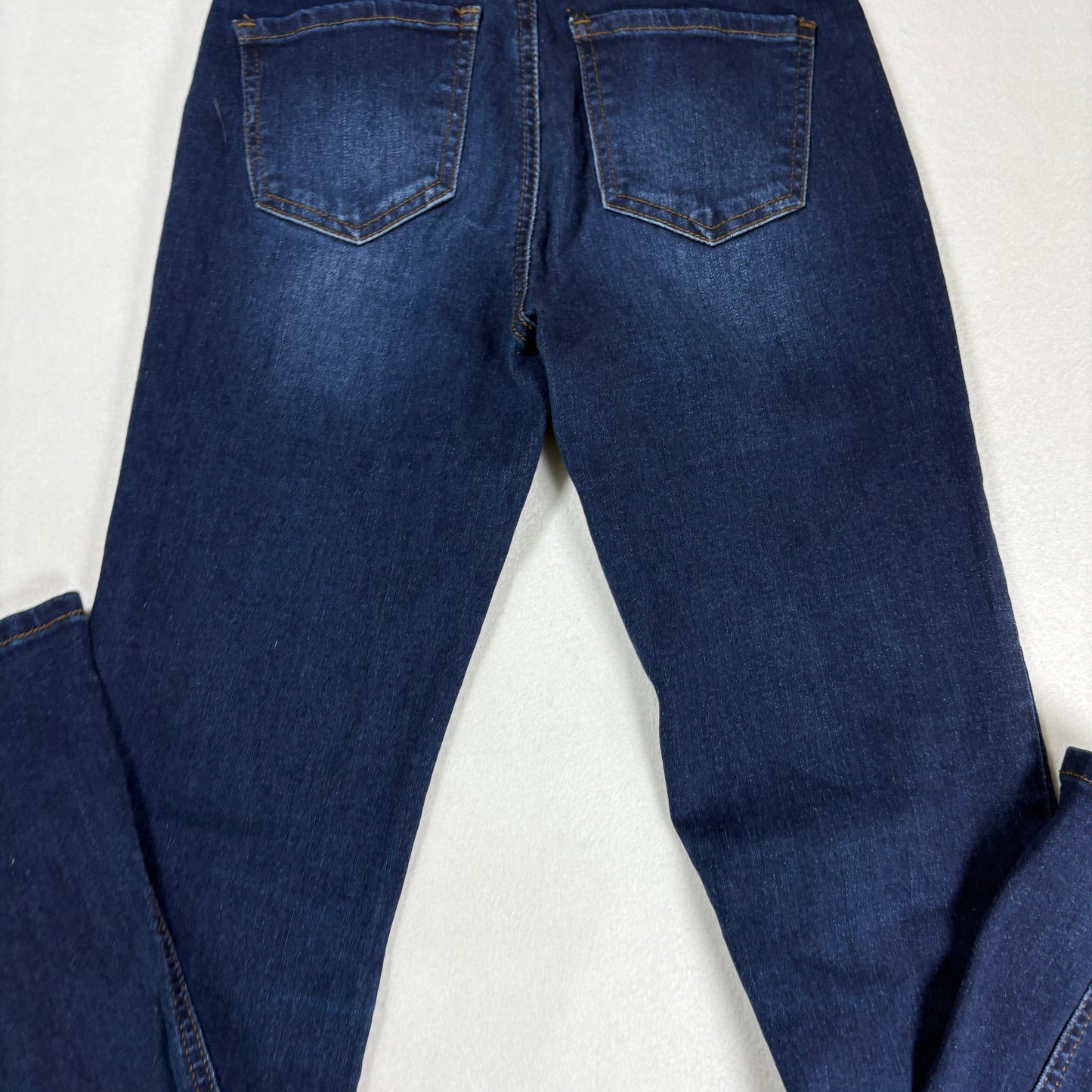 Enjean Womens Jeans Sz 0/24 Dark Wash High Rise Skinny Stretch Denim Y2K Slim