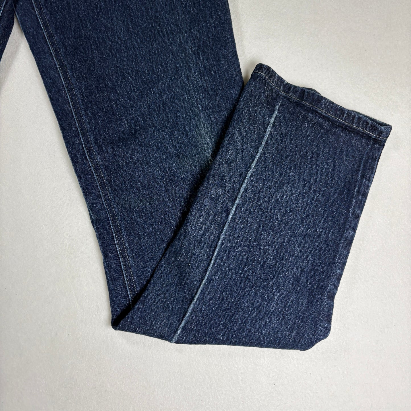 Apparel Collection Mens Jeans Sz 34 Blue Dark Wash Relaxed Straight Denim Y2K VTG