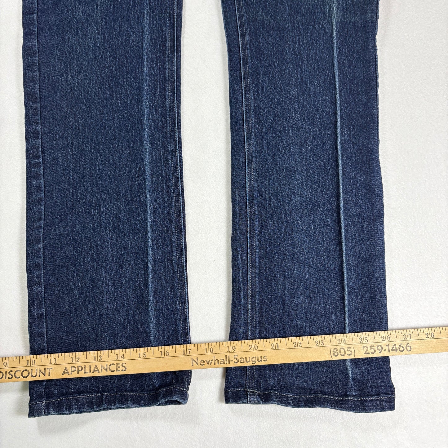 Apparel Collection Mens Jeans Sz 34 Blue Dark Wash Relaxed Straight Denim Y2K VTG