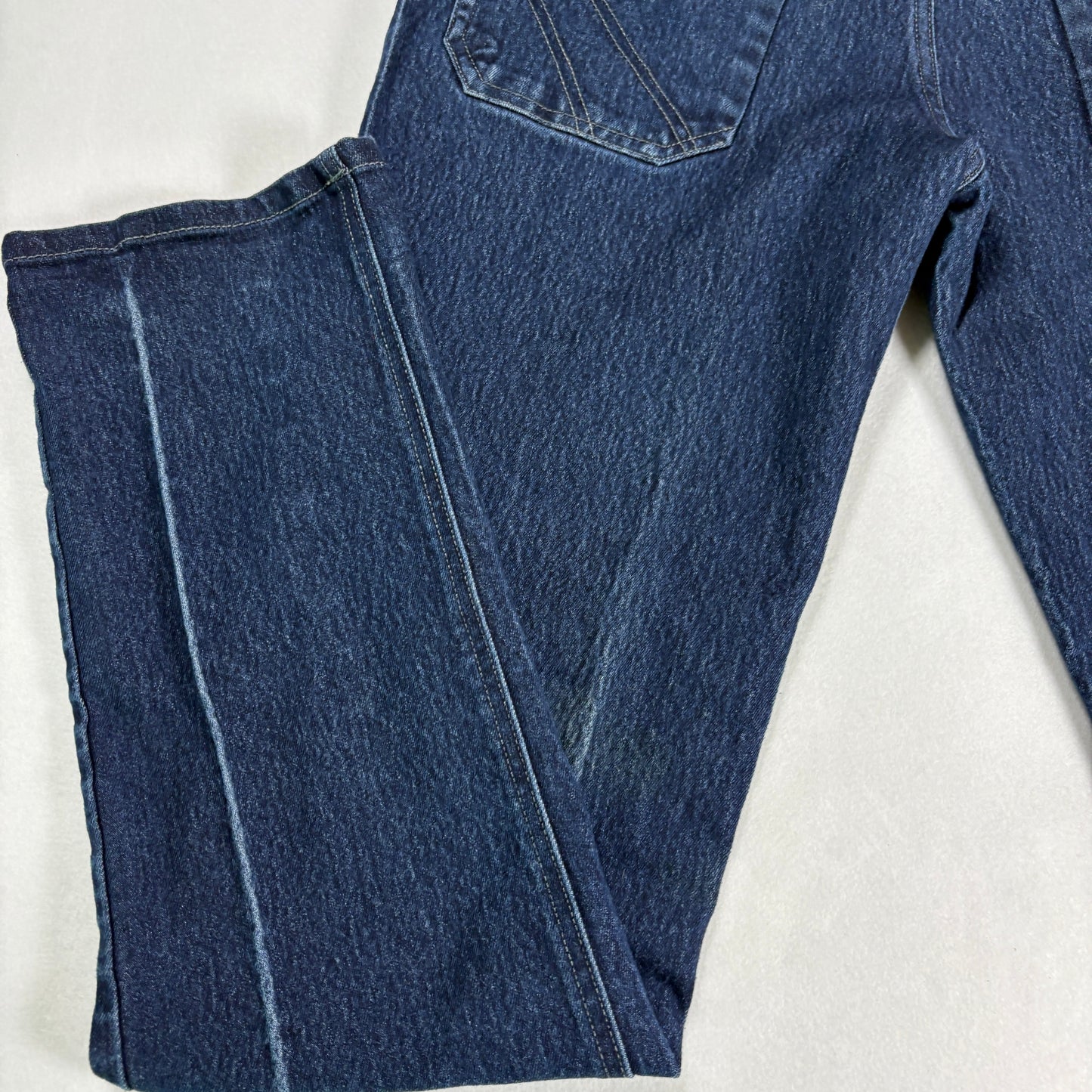 Apparel Collection Mens Jeans Sz 34 Blue Dark Wash Relaxed Straight Denim Y2K VTG