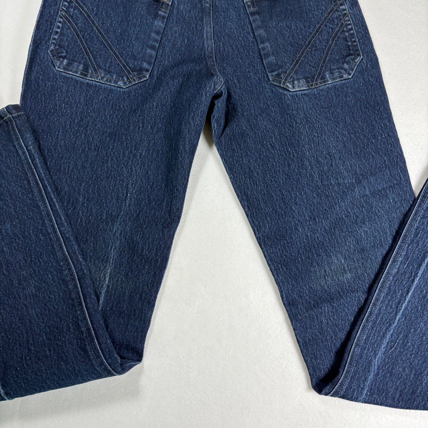 Apparel Collection Mens Jeans Sz 34 Blue Dark Wash Relaxed Straight Denim Y2K VTG