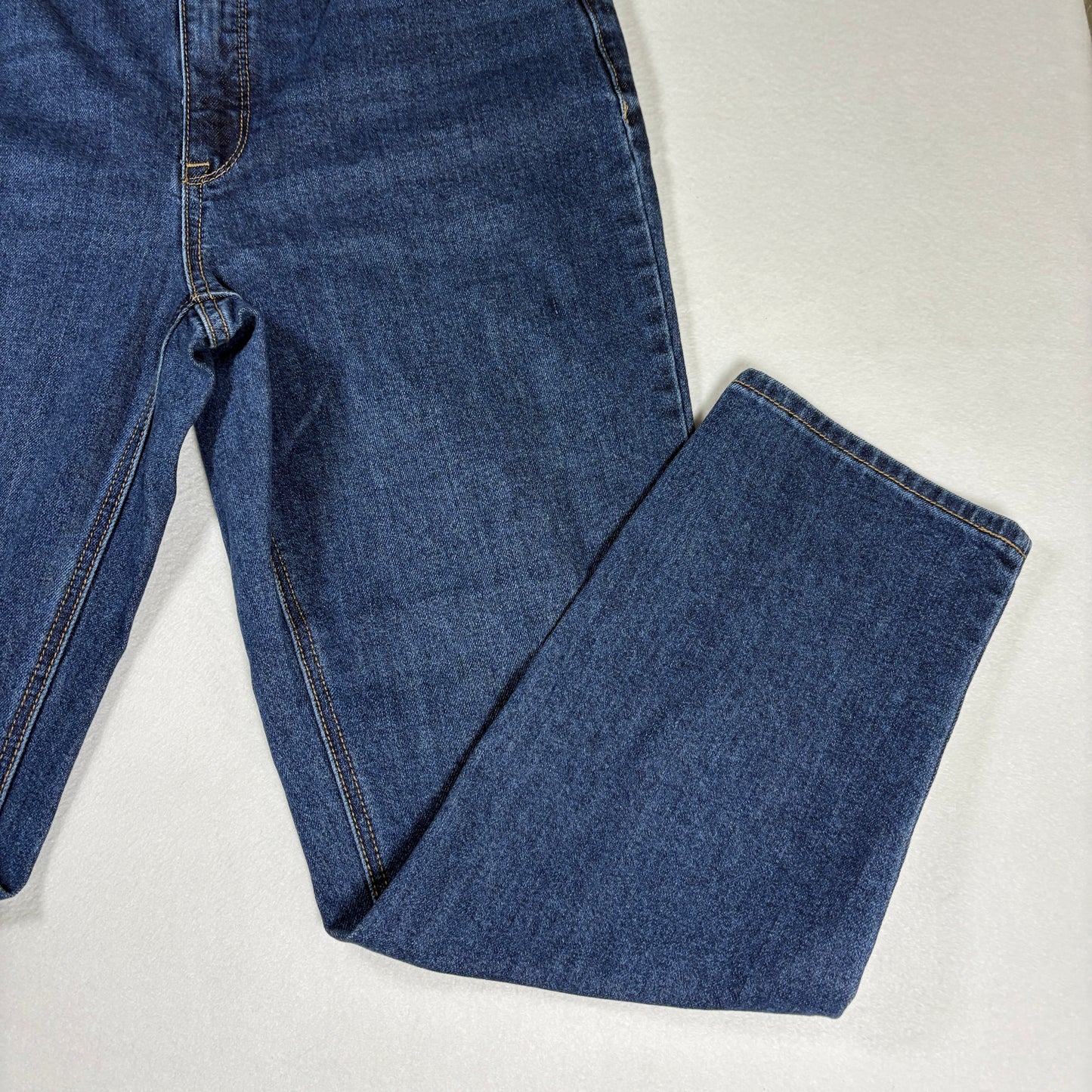 Seven7 Womens Jeans Sz 12 Blue Denim Straight Leg Baggy Y2K Vintage Grunge