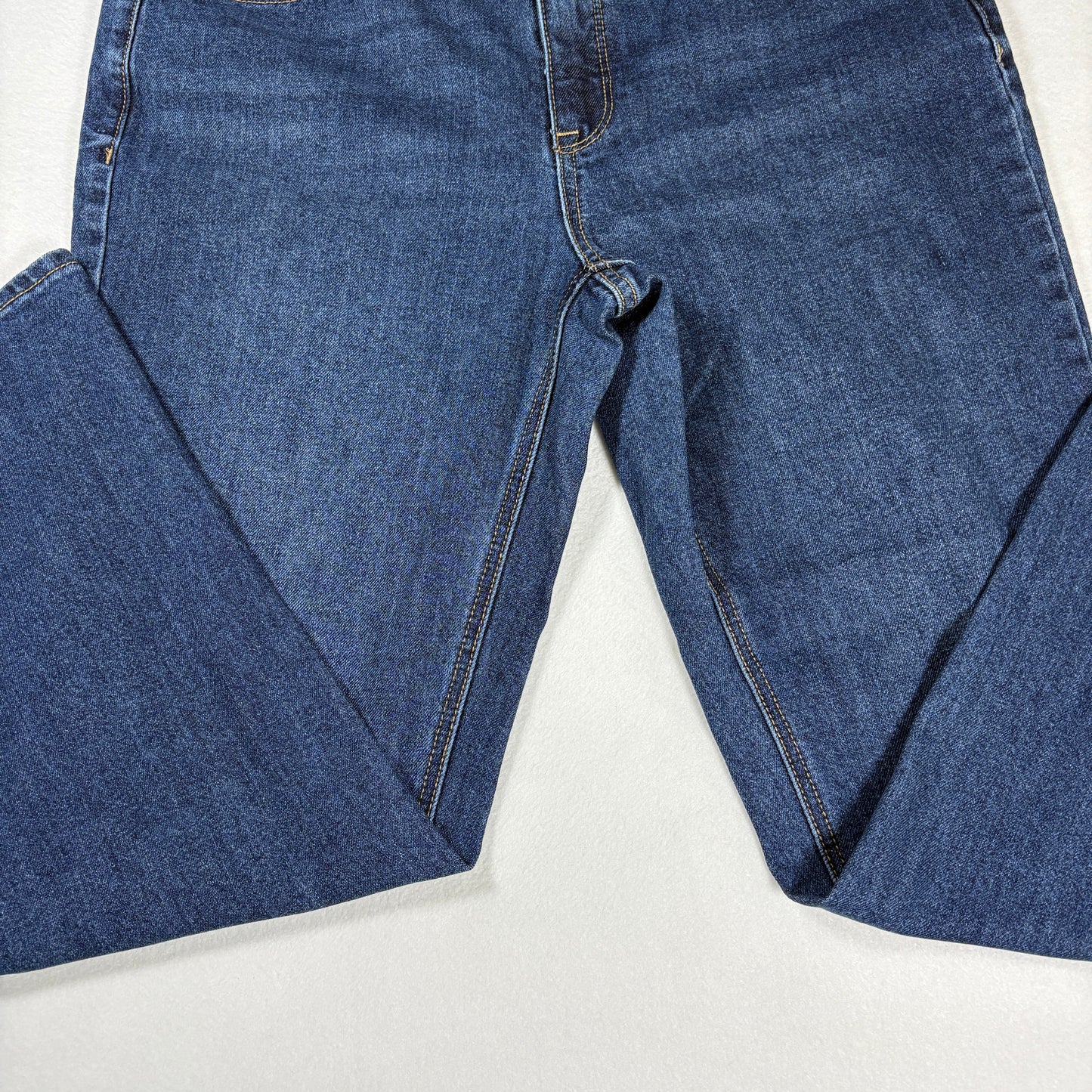 Seven7 Womens Jeans Sz 12 Blue Denim Straight Leg Baggy Y2K Vintage Grunge