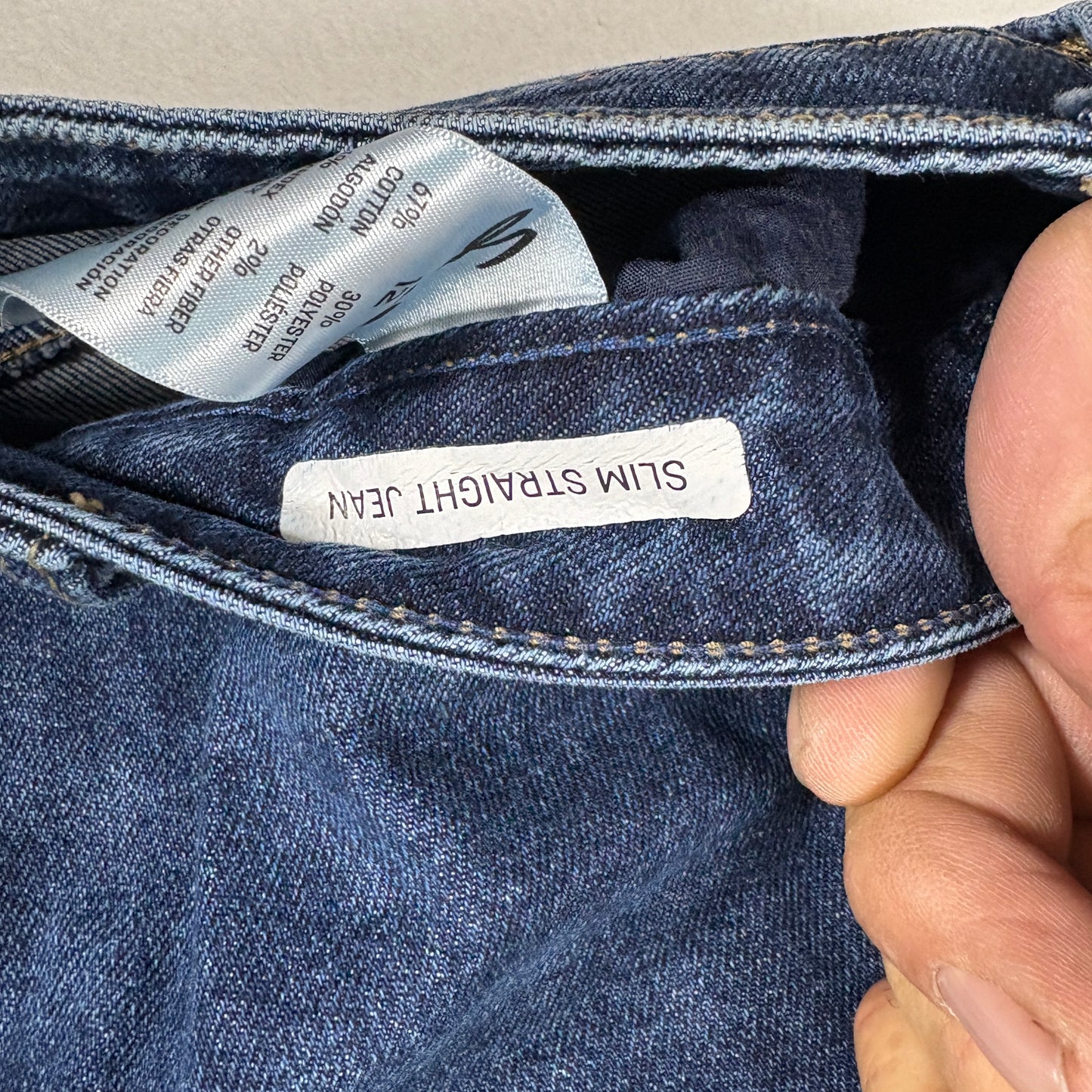 Seven7 Womens Jeans Sz 12 Blue Denim Straight Leg Baggy Y2K Vintage Grunge