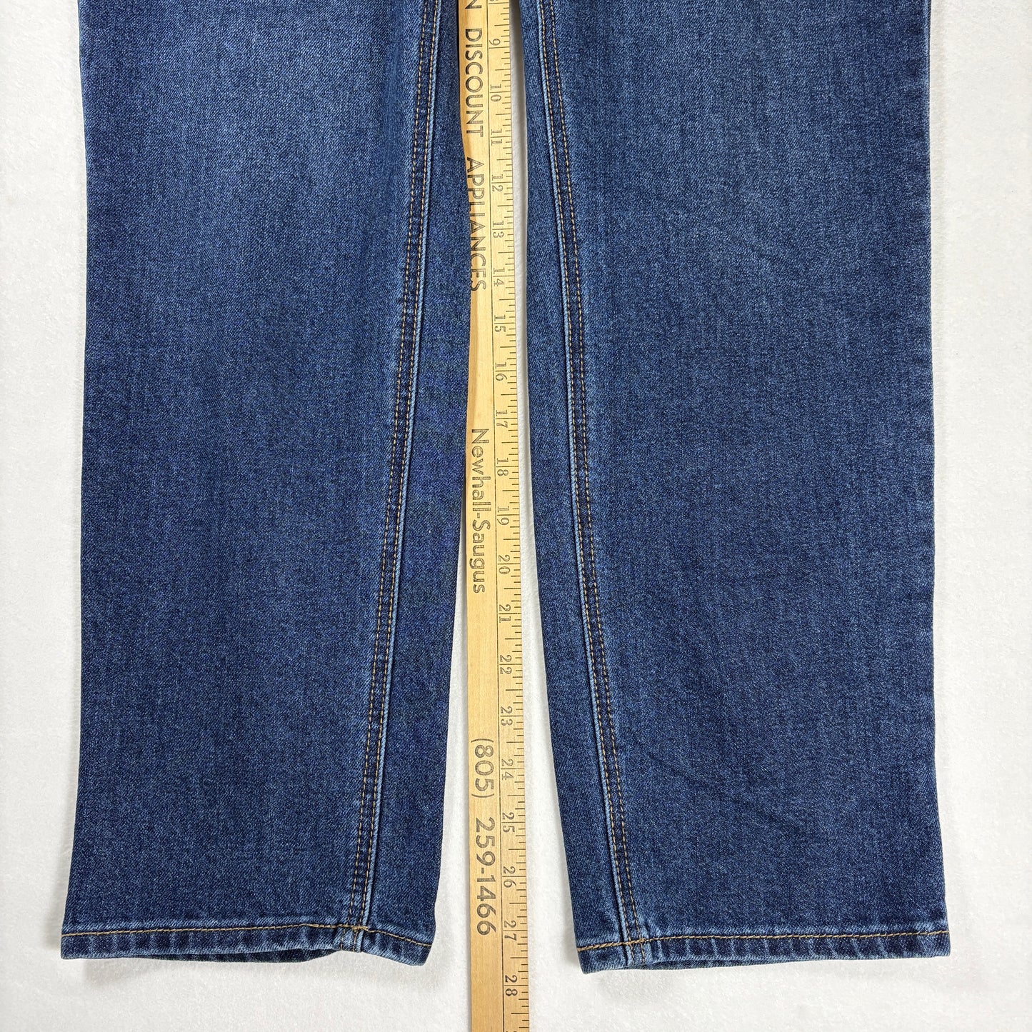 Seven7 Womens Jeans Sz 12 Blue Denim Straight Leg Baggy Y2K Vintage Grunge