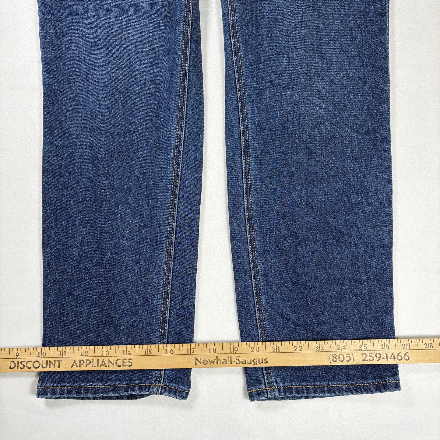 Seven7 Womens Jeans Sz 12 Blue Denim Straight Leg Baggy Y2K Vintage Grunge