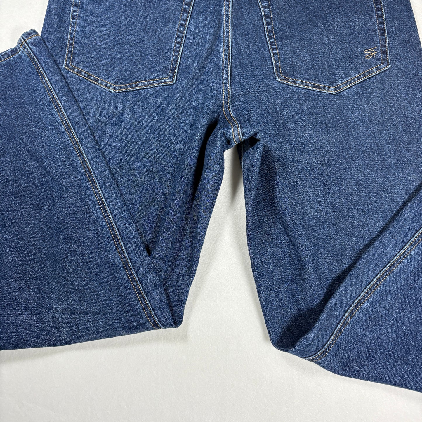 Seven7 Womens Jeans Sz 12 Blue Denim Straight Leg Baggy Y2K Vintage Grunge