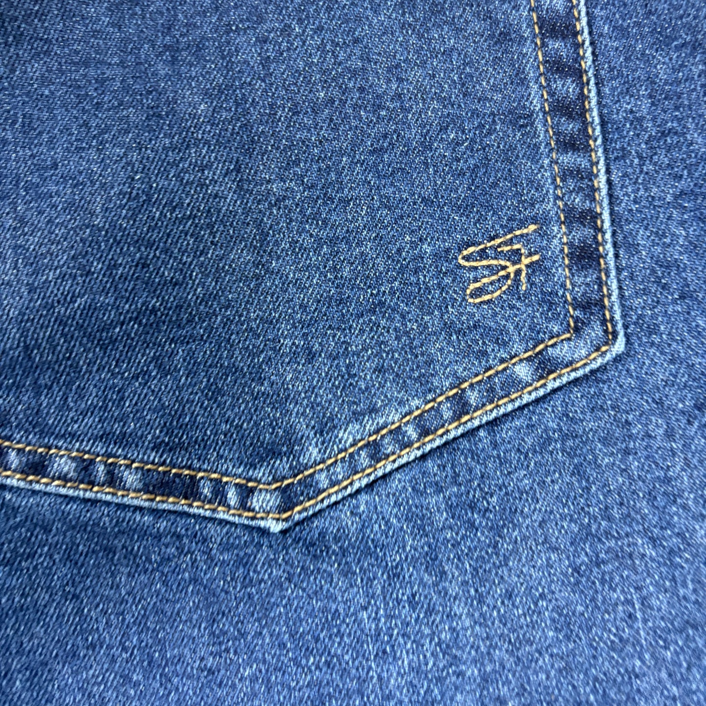 Seven7 Womens Jeans Sz 12 Blue Denim Straight Leg Baggy Y2K Vintage Grunge