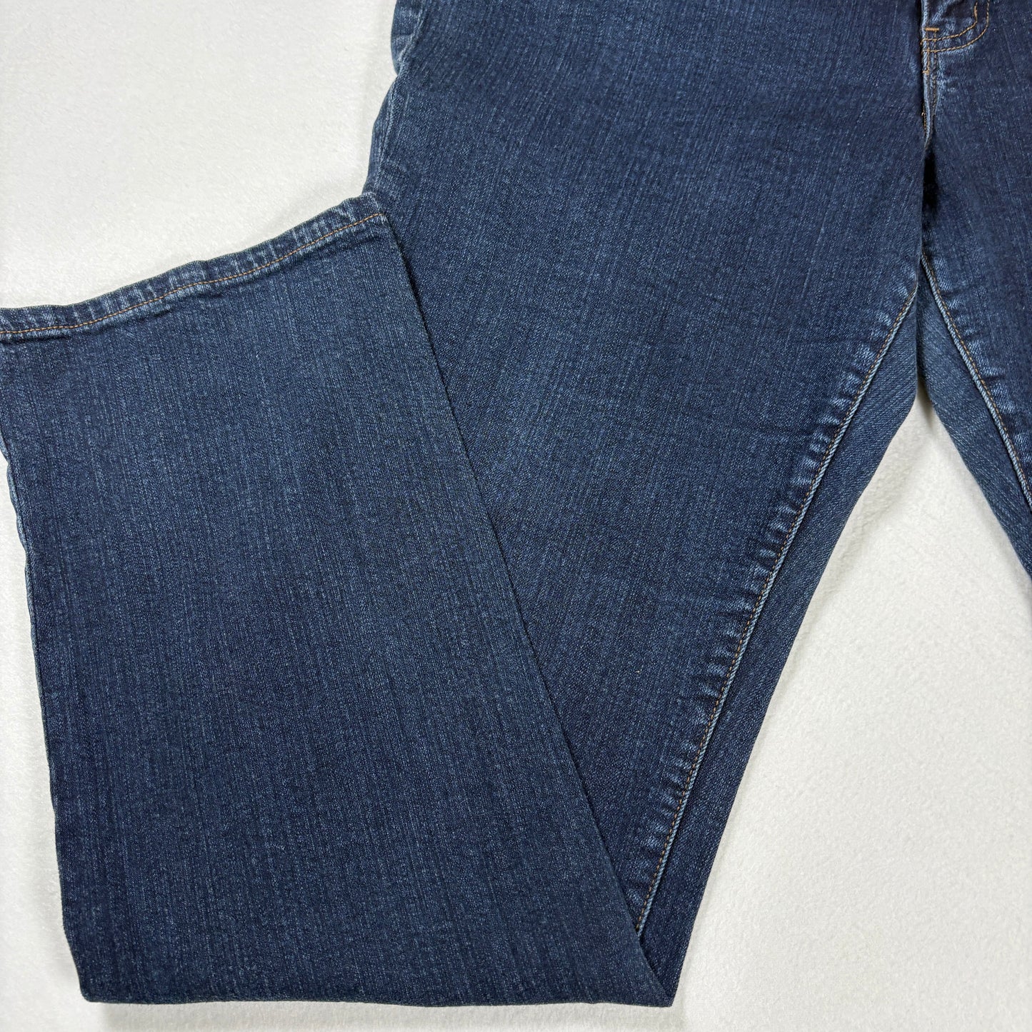 Chaps Womens Jeans Sz 14 Dark Blue Denim Straight Leg Stretch Y2K Vintage
