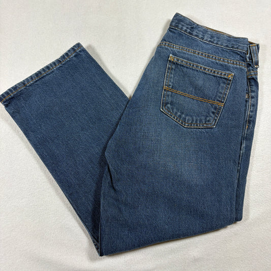 Arizona Jeans Co Boys Size 12 Husky Relaxed Straight Blue Denim Jeans Classic