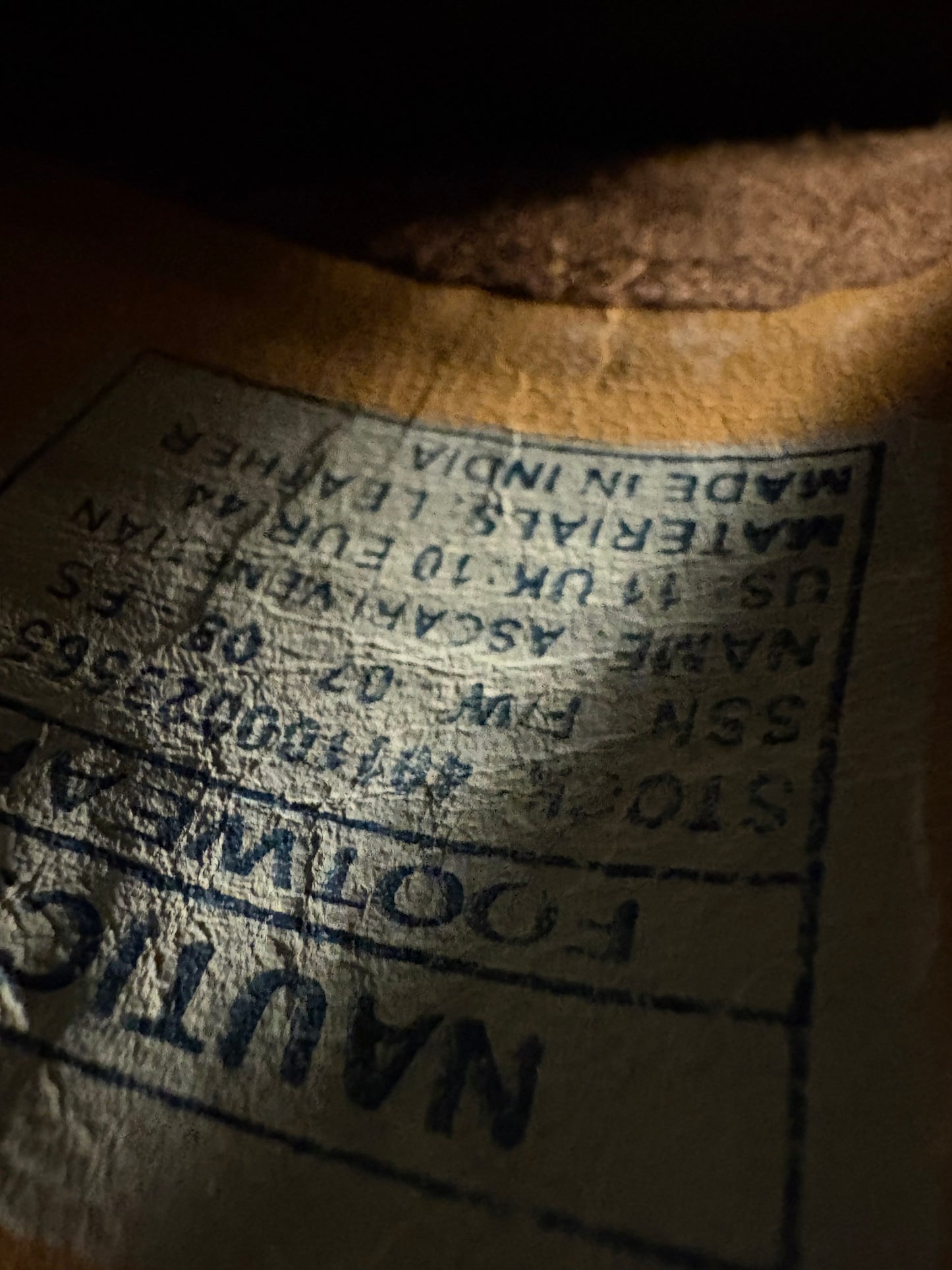 Nautica Brown Leather Driving Moc Loafers Men’s Size 11 – Slip-On Casual Shoes