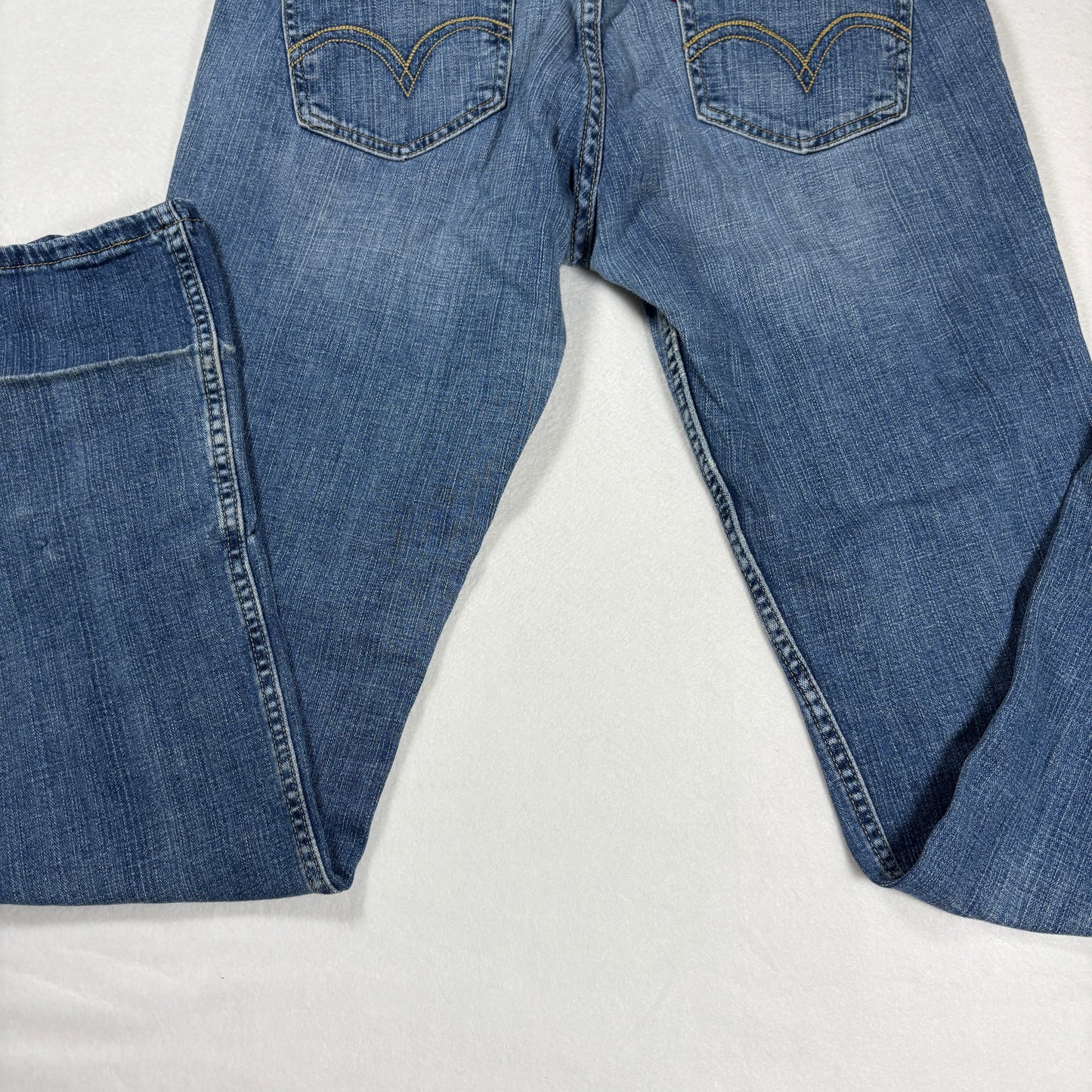 Levis Womens 524 Jeans Sz 13L Blue Denim Bootcut Too Superlow Y2K Vintage
