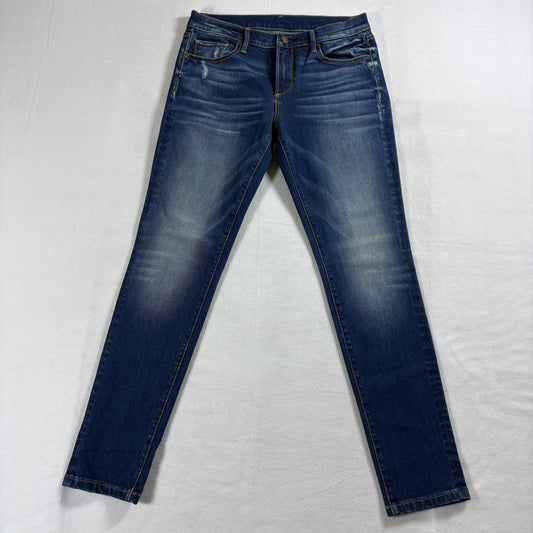 Driftwood Jeans Size 26 Dark Wash Mid Rise Stretch Skinny Denim