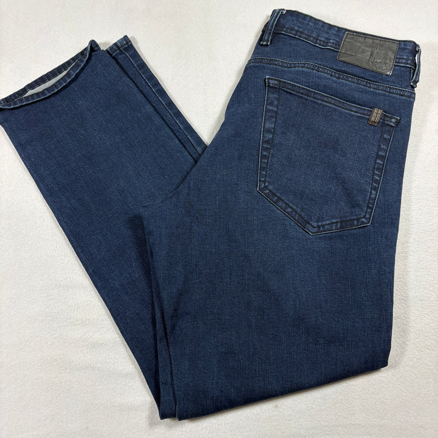 Buffalo David Bitton Mens 34x30 Slim Stretch Jeans Dark Wash Denim Classic Fit